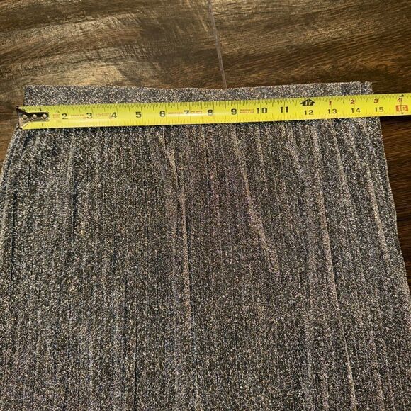 Sugarhill Brighton gunmetal metallic permanent pleated NWT SZ 8 - Picture 7 of 13